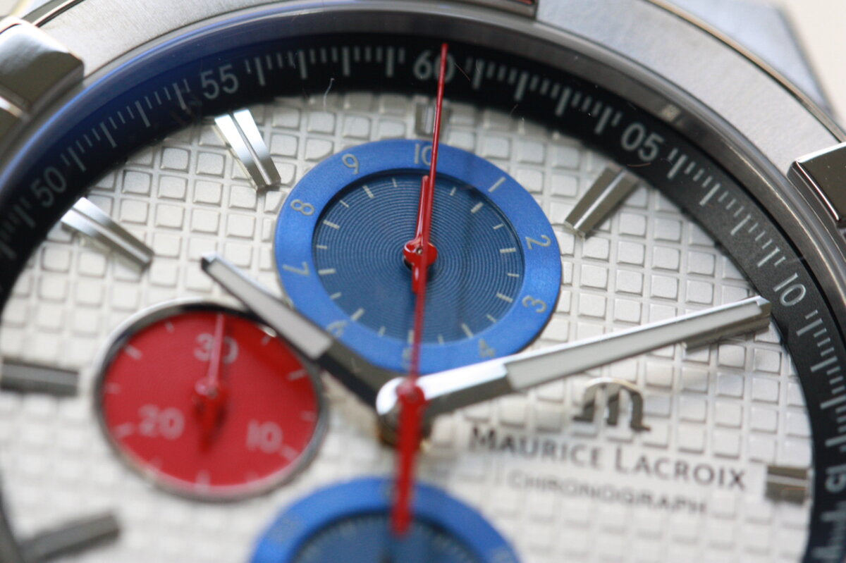  Shop Authentic Maurice Lacroix Aikon Chronograph Special Edition Mahindra Racing Silver Dial Grey Rubber Strap Watch for Men - AI1018-TT031-130-2 - Luxxuri