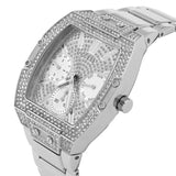  Shop Authentic Guess Raven Diamonds Silver Dial Silver Steel Strap Watch for Women - GW0104L1 - Luxxuri