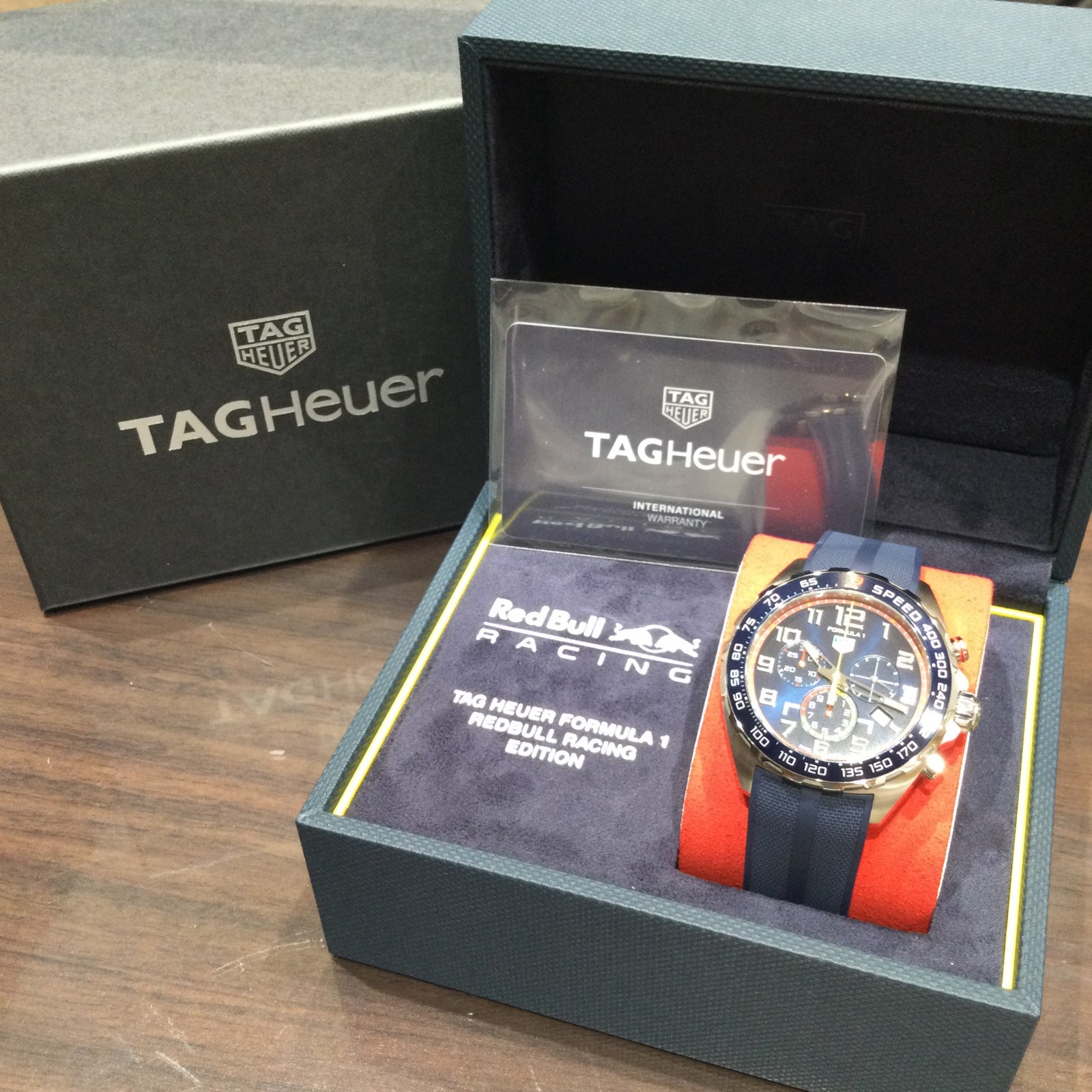  Shop Authentic Tag Heuer Formula 1 Red Bull Racing Chronograph Blue Dial Blue Rubber Strap Watch for Men - CAZ101AL.FT8052 - Luxxuri