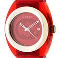  Shop Authentic Gucci Sync XXL Quartz Red Dial Red Rubber Strap Unisex Watch -  YA137103 - Luxxuri