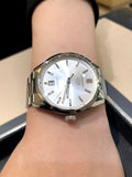 Shop Authentic Tag Heuer Carrera Date Silver Dial Silver Steel Strap Watch for Women - WBN2111.BA0639 - Luxxuri
