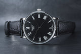  Shop Authentic Tissot Everytime Medium Black Dial Black Leather Strap Watch For Men - T109.410.16.053.00 - Luxxuri