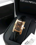  Shop Authentic Emporio Armani Classic Black Dial Black Leather Strap Watch For Women - AR0169 - Luxxuri