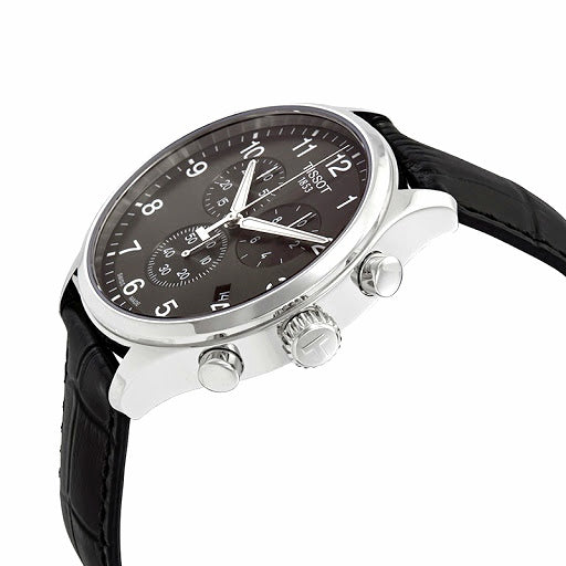  Shop Authentic Tissot Chrono XL Classic Black Dial Black Leather Strap Watch For Men - T116.617.16.057.00 - Luxxuri