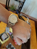  Shop Authentic Fossil Machine Gold Dial Gold Steel Strap Watch for Men - FS5264 - Luxxuri