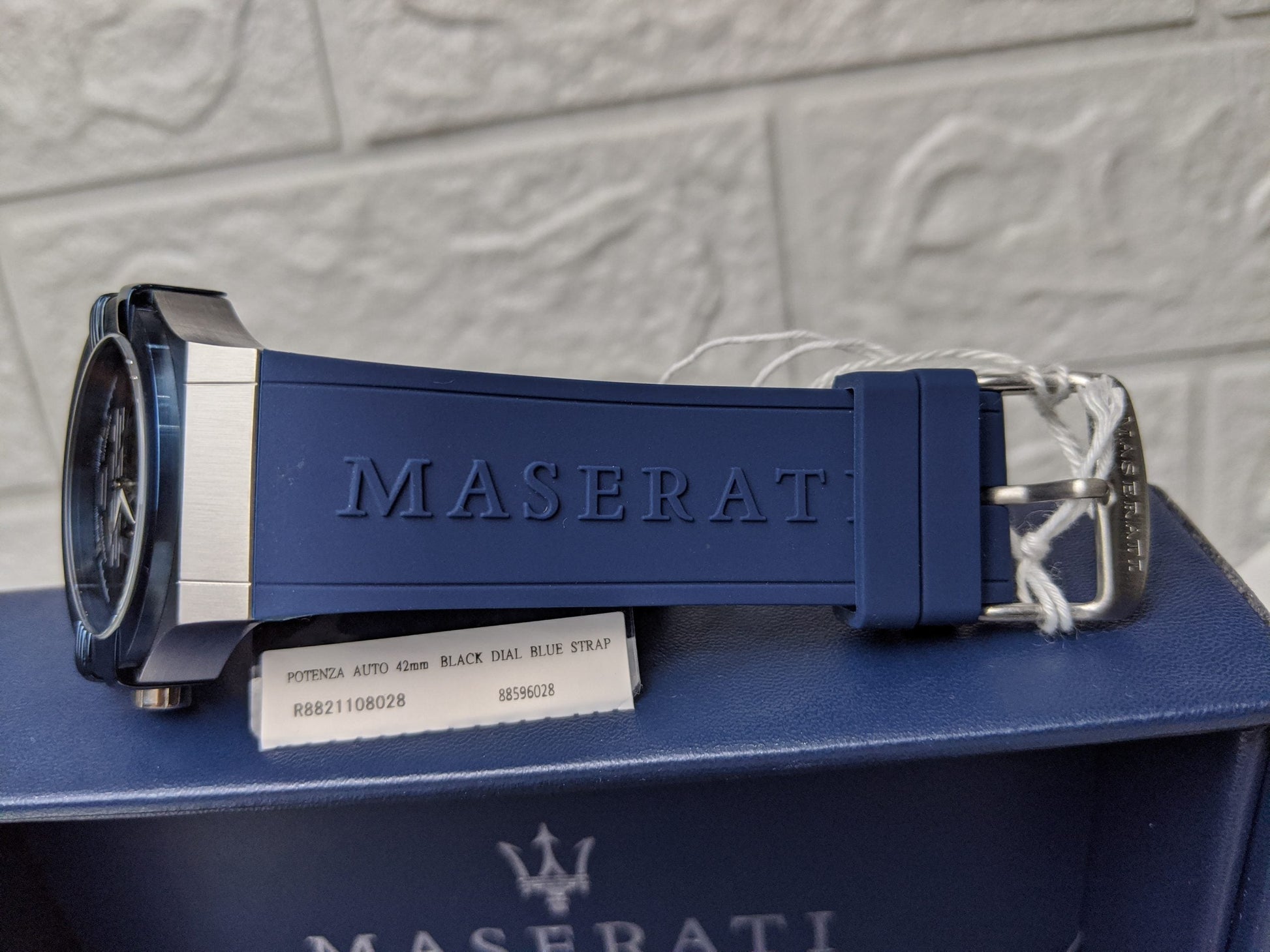  Shop Authentic Maserati Potenza 42mm Blue Dial Automatic Silicone Strap Watch For Men - R8821108028 - Luxxuri