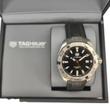  Shop Authentic Tag Heuer Aquaracer Quartz Black Dial Black Rubber Strap Watch for Men -  WBD1110.FT8021 - Luxxuri