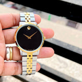  Shop Authentic Movado Museum Classic Black Dial Two Tone Steel Strap Watch for Men - 0607200 - Luxxuri