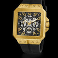  Shop Authentic Guess Leo Multifunction Black Dial Black Silicone Strap Watch For Men - GW0637G2 - Luxxuri