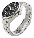  Shop Authentic Tag Heuer Aquaracer Caliber 5 Black Dial Silver Steel Strap Watch for Men - WAY201A .BA0927 - Luxxuri