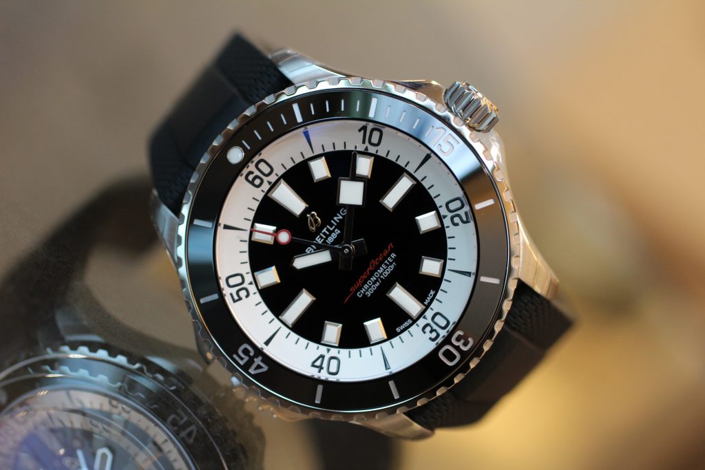  Shop Authentic Breitling Superocean Automatic 46 Black Dial Black Rubber Strap Watch for Men - A17378211B1S1 - Luxxuri