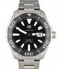  Shop Authentic Tag Heuer Aquaracer Caliber 5 Black Dial Silver Steel Strap Watch for Men - WAY201A .BA0927 - Luxxuri