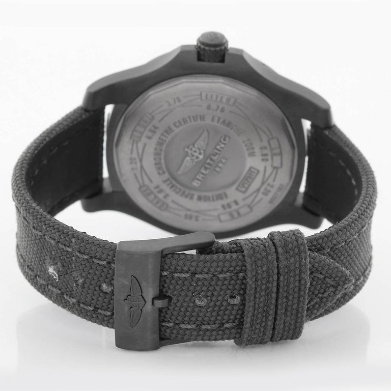  Shop Authentic Breitling Avenger Titanium Blackbird 44mm Automatic Mens Watch - V1731110BD74/109W - Luxxuri