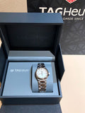  Shop Authentic Tag Heuer Link Quartz Mother of Pearl Dial Silver Steel Strap Watch for Women - WBC1310.BA0600 - Luxxuri