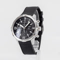  Shop Authentic IWC Aquatimer Chronograph Black Dial Black Leather Strap Watch for Men - IW376803 - Luxxuri