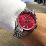  Shop Authentic Tag Heuer Carrera Date Automatic 18K Pink Dial Silver Steel Strap Watch for Women - WBN2313.BA0001 - Luxxuri