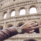  Shop Authentic Fossil Townsman Chronograph White Dial Brown Leather Strap Watch for Men - FS5350 - Luxxuri
