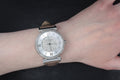  Shop Authentic Michael Kors Caitlin Quartz Silver Dial Gray Leather Strap Watch For Women - MK2377 - Luxxuri