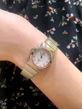  Shop Authentic Omega Constellation Quartz Diamonds Mother of Pearl Dial Two Tone Steel Strap Watch for Women - 131.25.25.60.55.001 - Luxxuri