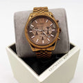 Shop Authentic Michael Kors Lexington Chronograph Brown Dial Brown Steel Strap Watch For Men - MK8522 - Luxxuri