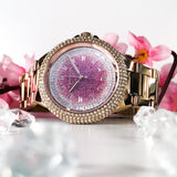  Shop Authentic Michael Kors Camille Analog Pink Dial Rose Gold Steel Strap Watch for Women - MK7340 - Luxxuri