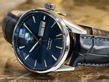  Shop Authentic Tag Heuer Carrera Calibre 5 Automatic Blue Dial Blue Leather Strap Watch for Men - WAR201E.FC6292 - Luxxuri