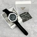  Shop Authentic Guess Formula Chronograph Black Dial Black Silicone Strap Watch For Men - GW0579G1 - Luxxuri