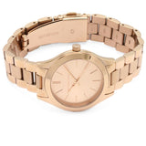  Shop Authentic Michael Kors Slim Runway Rose Gold Dial Rose Gold Steel Strap Watch for Women - MK3513 - Luxxuri