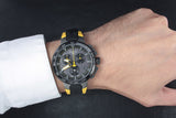 Shop Authentic Tissot T Bike Cycling Tour de France Black Dial Two Tone Rubber Strap Watch For Men - T111.417.37.441.00 - Luxxuri