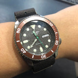 Shop Authentic Seiko 5 Sport Automatic Brown Dial Brown Nylon Strap Watch For Men - SRPD85K1 - Luxxuri
