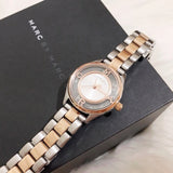  Shop Authentic Marc Jacobs Tether Transparent White Dial Two Tone Steel Strap Watch for Women - MBM3418 - Luxxuri