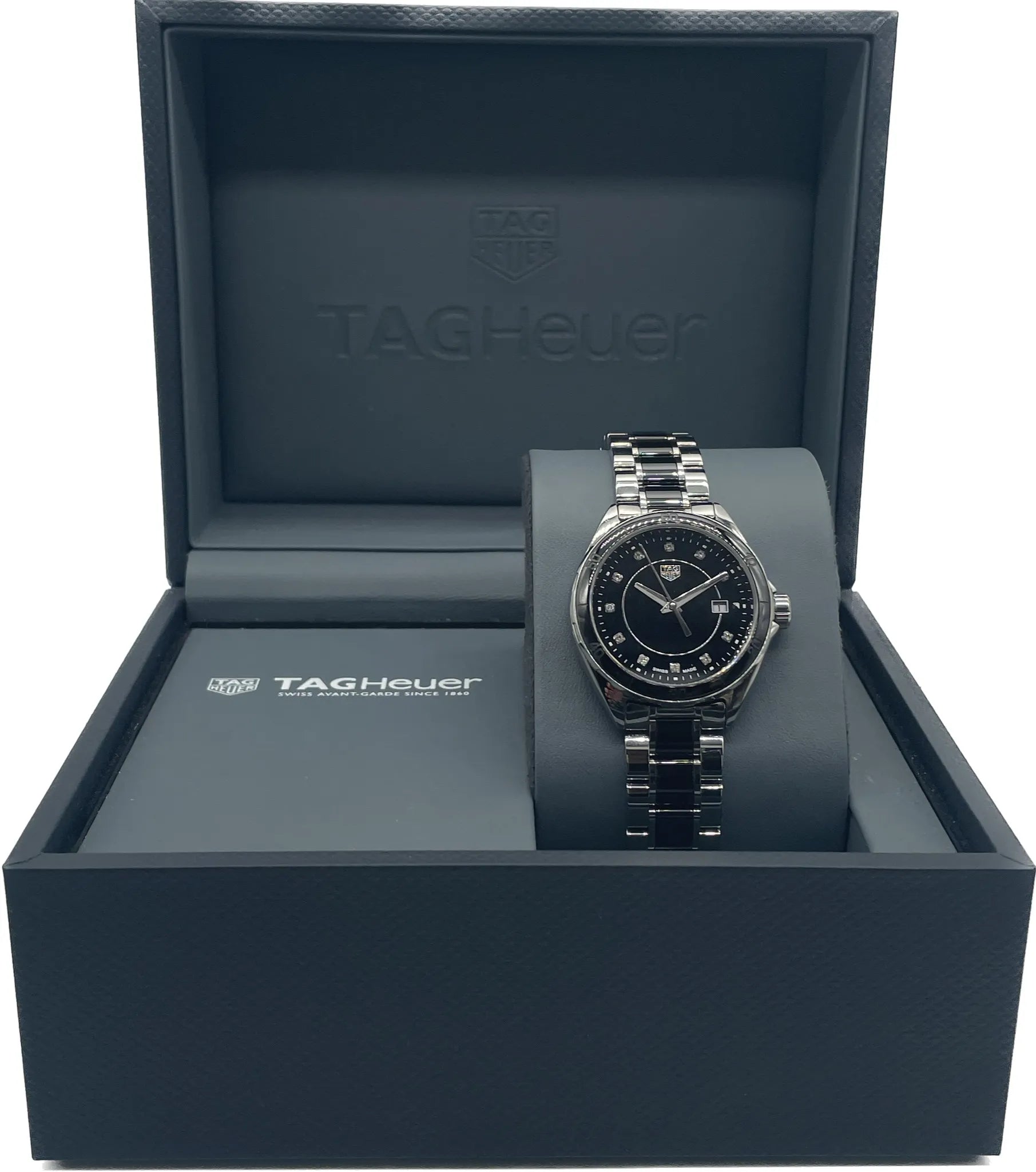  Shop Authentic Tag Heuer Formula 1 Diamonds Black Dial Two Tone Steel Strap Watch for Women - WBJ141AB.BA0973 - Luxxuri