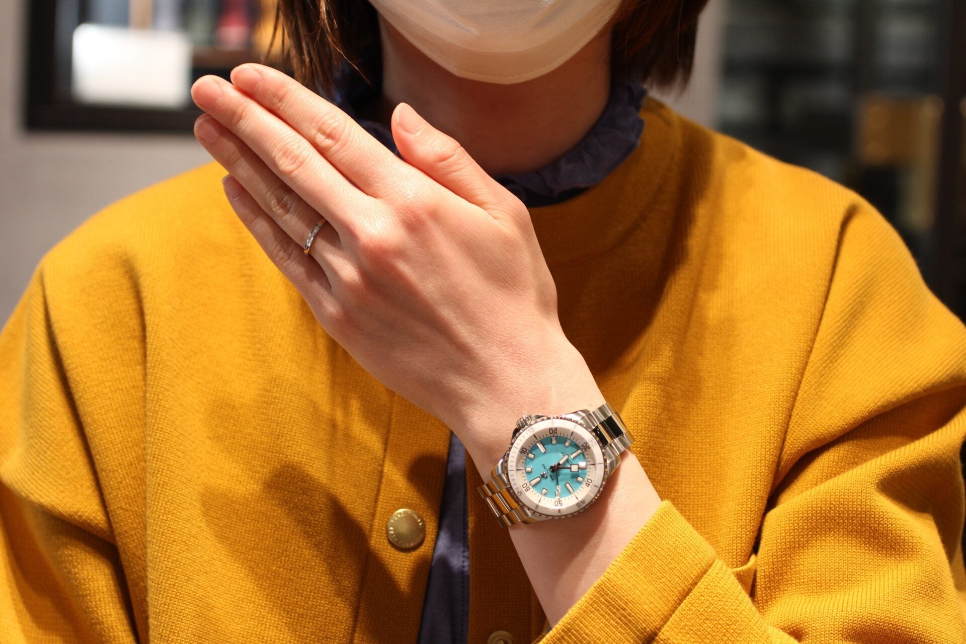  Shop Authentic Breitling Superocean Automatic 36 Turquoise Dial Silver Steel Strap Watch for Men - A17377211C1A1 - Luxxuri