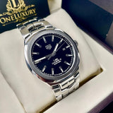  Shop Authentic Tag Heuer Link Quartz Black Dial Silver Steel Strap Watch for Women - WBC2110.BA0603 - Luxxuri