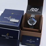  Shop Authentic Breitling Superocean Heritage '57 Black Dial Silver Mesh Bracelet Watch for Men - A10370121B1A1 - Luxxuri