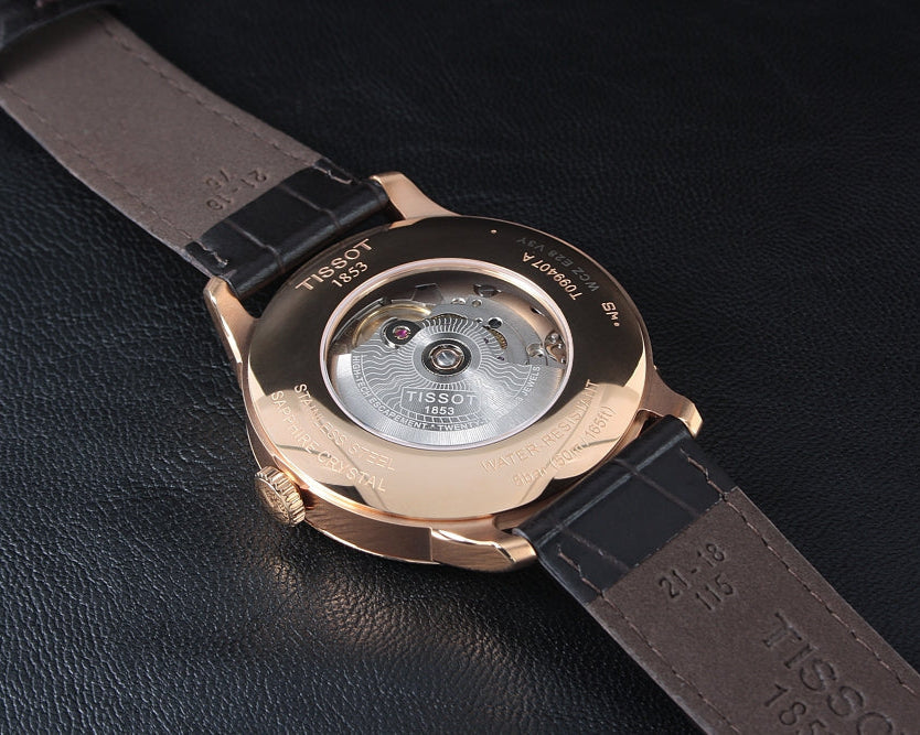  Shop Authentic Tissot Chemin Des Tourelles Powermatic 80 Silver Dial Brown Leather Strap Watch For Men - T099.407.36.037.00 - Luxxuri