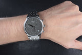  Shop Authentic Tissot T Classic Tradition Chronograph Black Dial Silver Steel Strap Watch For Men - T063.617.11.067.00 - Luxxuri