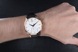  Shop Authentic Tissot T Classic Tradition Chronograph White Dial Brown Leather Strap Watch For Men - T063.617.36.037.00 - Luxxuri