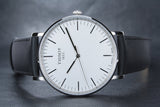  Shop Authentic Tissot T Classic Everytime Large White Dial Black Leather Strap Watch For Men - T109.610.16.031.00 - Luxxuri