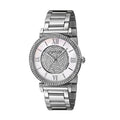  Shop Authentic Michael Kors Catlin Silver Dial Silver Steel Strap Watch for Women - MK3355 - Luxxuri