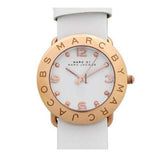  Shop Authentic Marc Jacobs Amy White Dial White Leather Strap Watch for Women - MBM1180 - Luxxuri