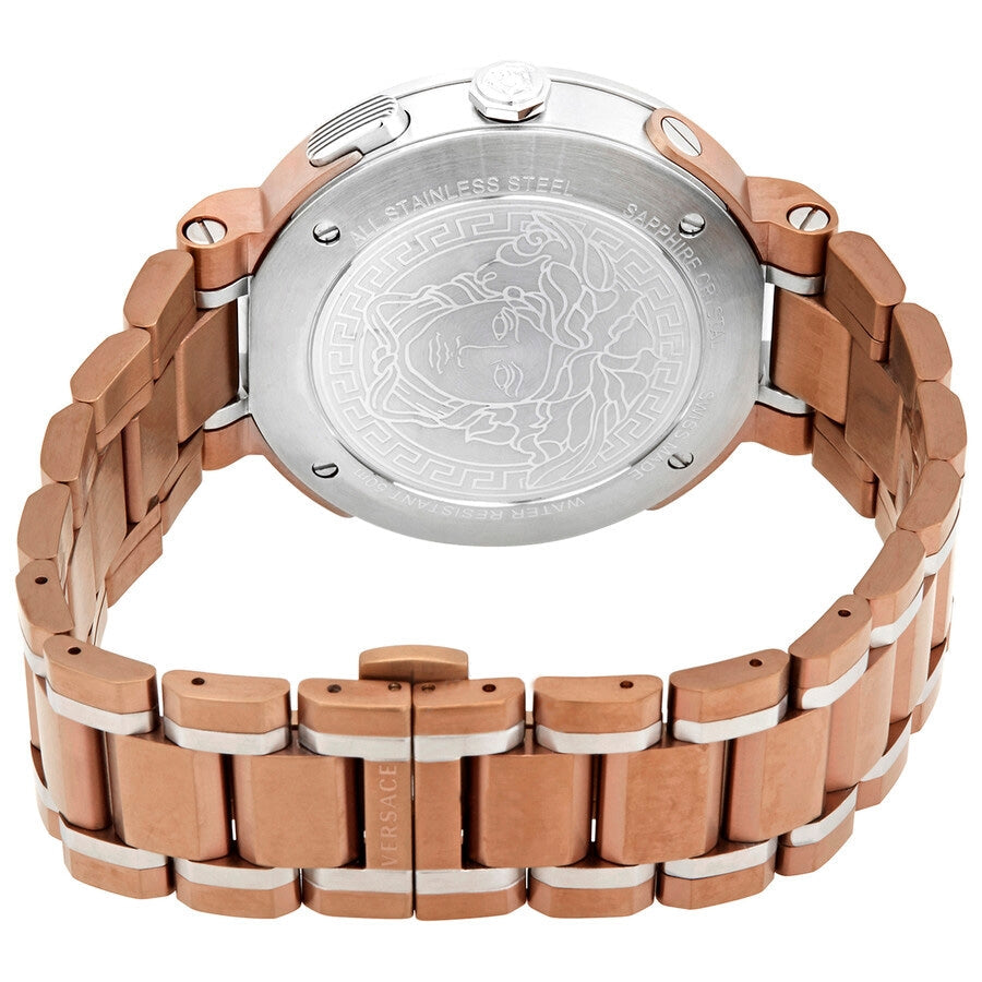  Shop Authentic Versace V Extreme Chronograph White Dial Rose Gold Stainless Steel Watch for Women - VCN050017 - Luxxuri