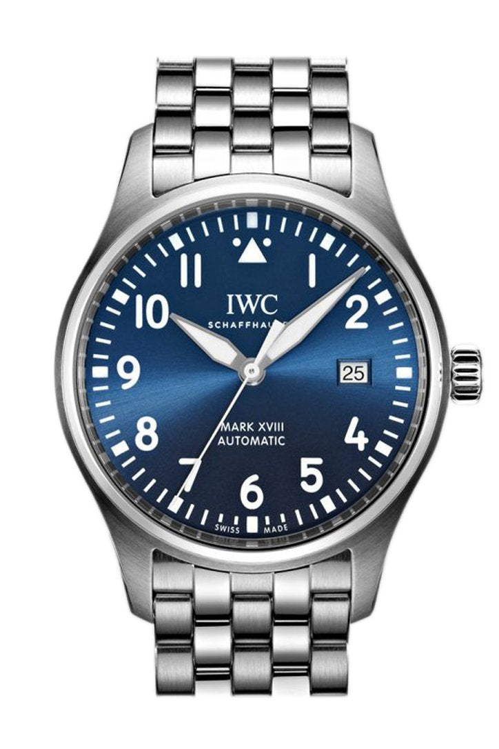  Shop Authentic IWC Le Petit Prince XVIII Edition Blue Dial Silver Steel Strap Watch for Men - IW327014 - Luxxuri
