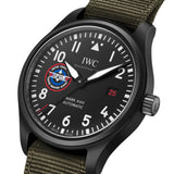  Shop Authentic IWC Pilot’s Watch Mark XVIII Top Gun Edition “SFTI” Black Dial Green Nylon Strap Watch for Men - IW324712 - Luxxuri
