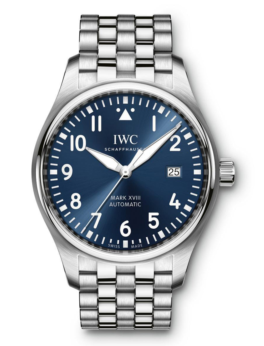  Shop Authentic IWC Le Petit Prince XVIII Edition Blue Dial Silver Steel Strap Watch for Men - IW327014 - Luxxuri