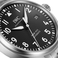  Shop Authentic IWC Pilot’s Watch Mark XVIII Black Dial Silver Steel Strap Watch for Men - IW327015 - Luxxuri