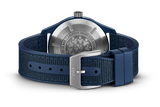  Shop Authentic IWC Pilot’s Watch Automatic "Laureus Sport for Good" Edition Blue Dial Blue Nylon Strap Watch for Men - IW328101 - Luxxuri