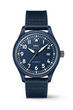  Shop Authentic IWC Pilot’s Watch Automatic "Laureus Sport for Good" Edition Blue Dial Blue Nylon Strap Watch for Men - IW328101 - Luxxuri