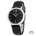  Shop Authentic IWC Portofino Automatic Black Dial Black Leather Strap Watch for Men - IW356502 - Luxxuri