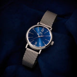  Shop Authentic IWC Portofino Automatic Blue Dial Silver Mesh Bracelet Watch for Women - IW357404 - Luxxuri
